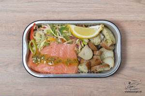 Zalm ovenschotel